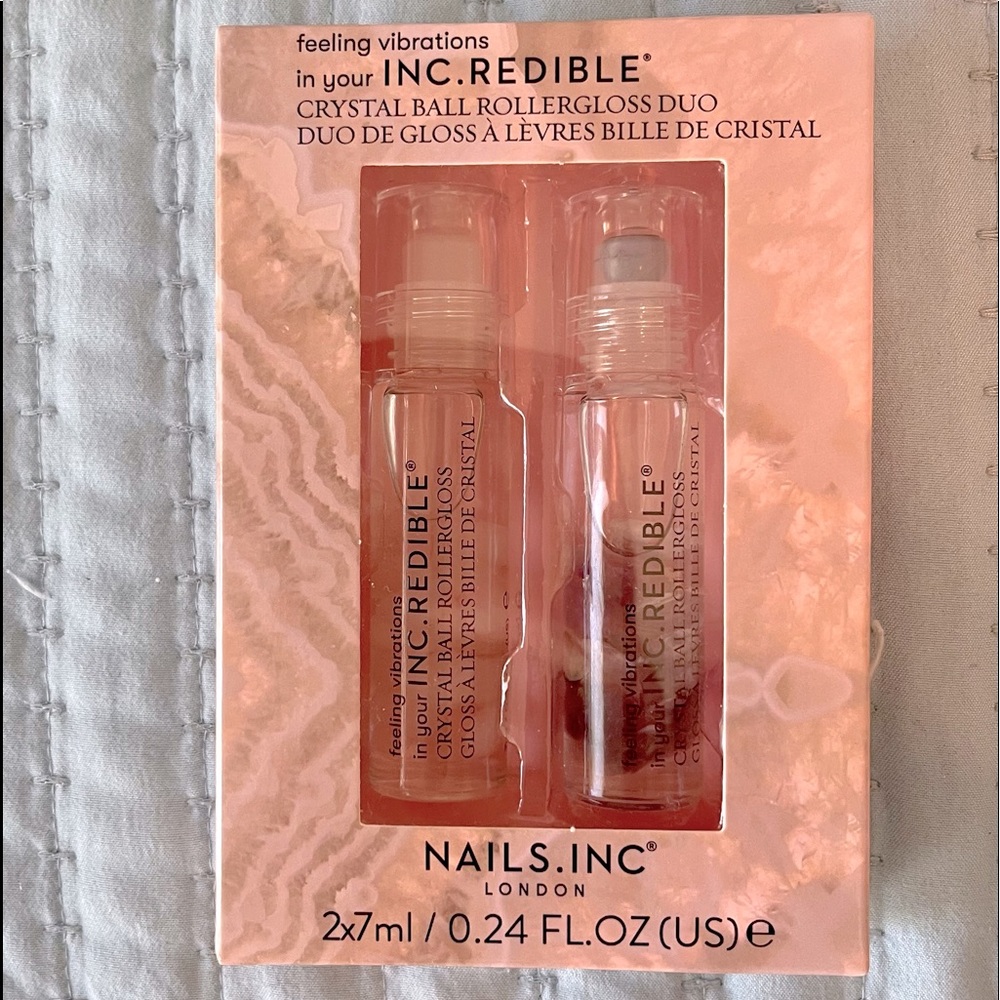 Brand new, never opened Inc.redible Crystal Ball Rollergloss Duo